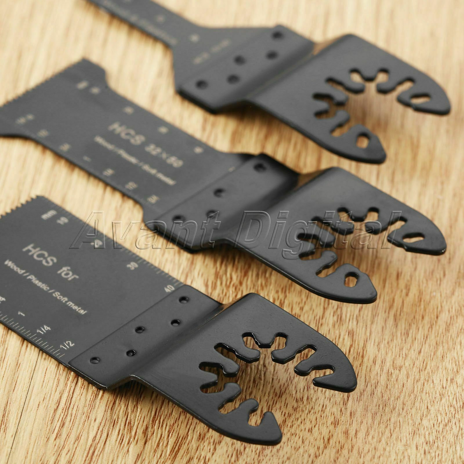 4pcs Mix Oscillating Tool Saw Blades Kit Cutter Plastic Stone Wood Cutting Tool