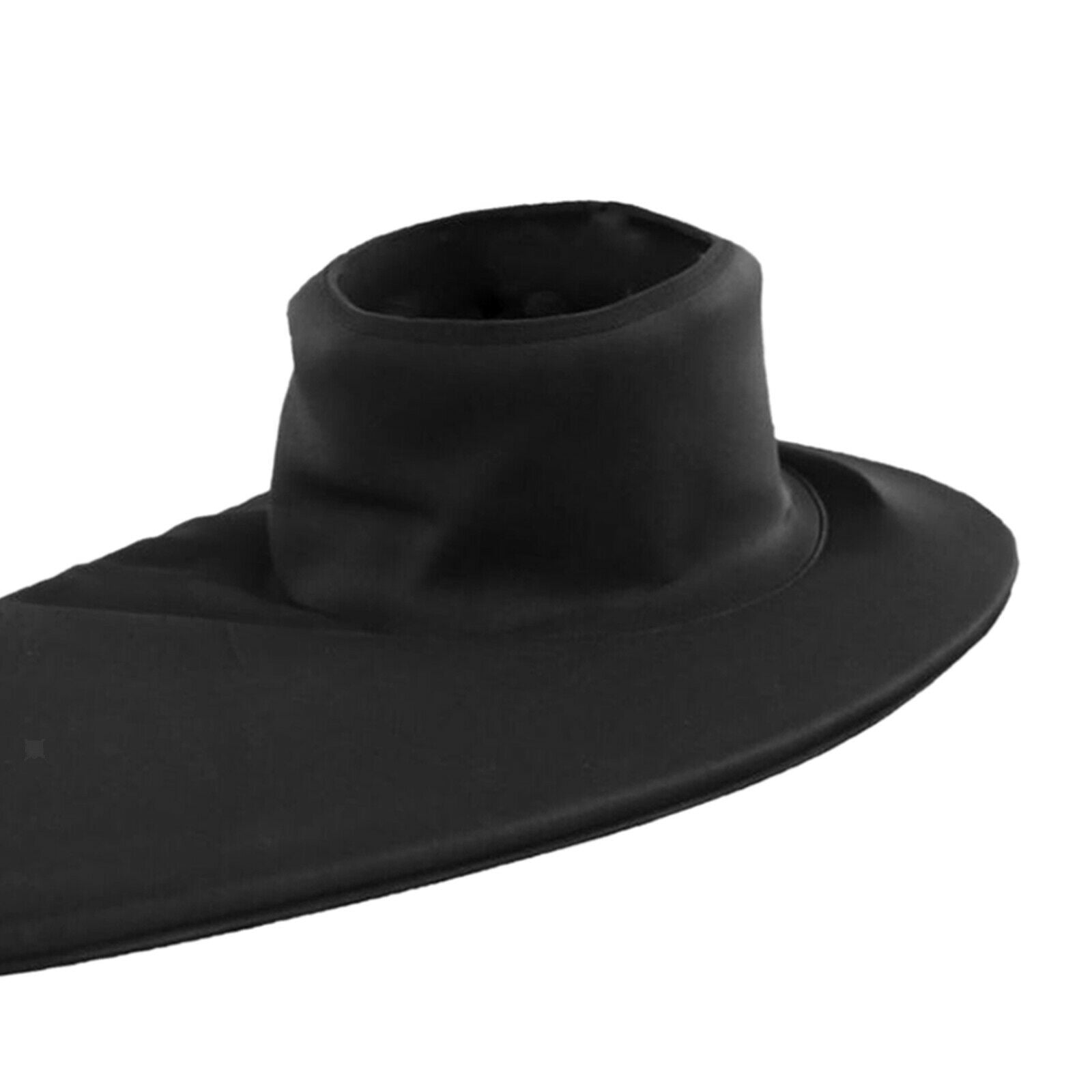 Kayak Spray Skirt Splash Deck Sprayskirt Hatch Cover Marine Canoeing Black