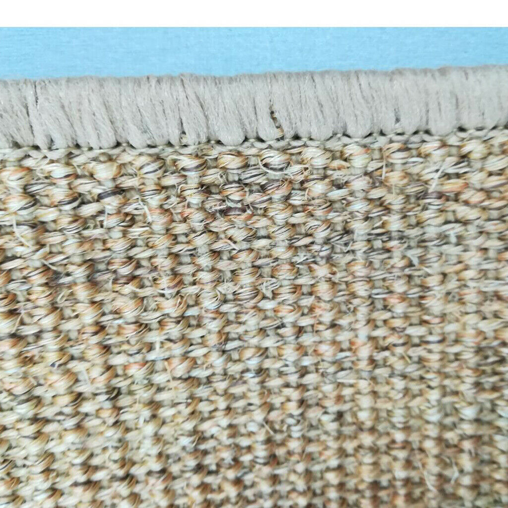 Natural Fiber Sisal Rectangle Doormat Indoor Outdoor 50x80cm