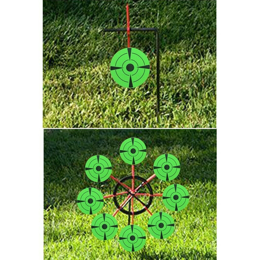 250Pcs/Roll Shooting Targets Gun Range Pasters 3inch Circle Adhesive Stickers