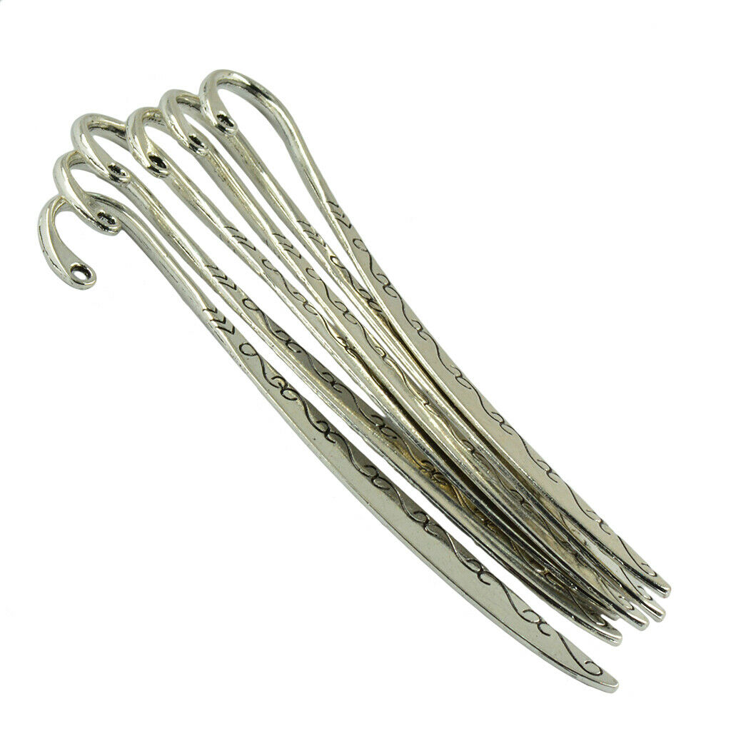 6pcs metal bookmark pendants DIY
