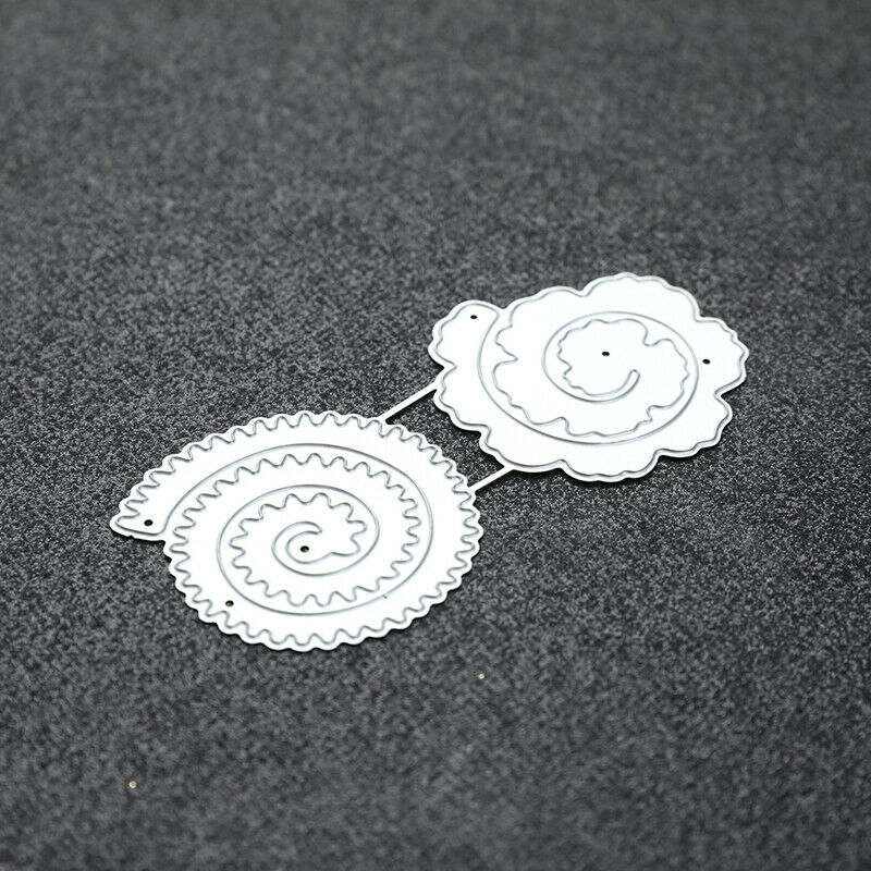 Spiral Flower Metal Cutting Dies for DIY Scrapbooking Crafts Embossing Die C Rf