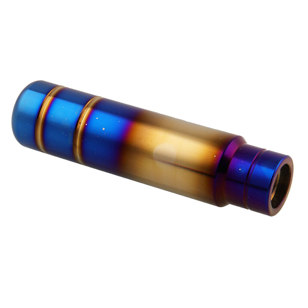 Burnt Blue Aluminum Universal Gear Shift Knob Manual Shifter Lever Head 13CM