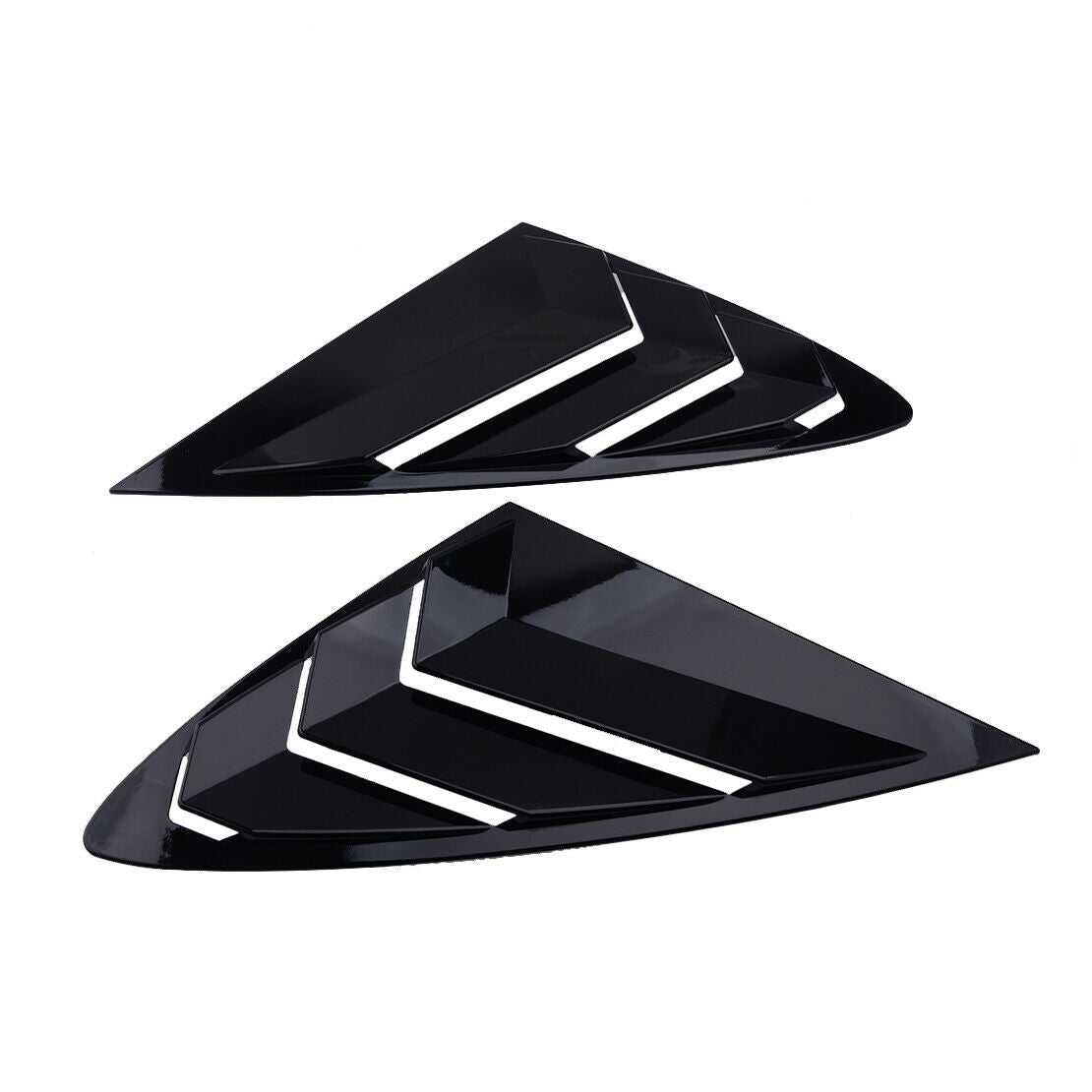 2x Outer Side Vent Window Scoop Louver Trim Cover Fit For Hyundai Sonata 2020-21
