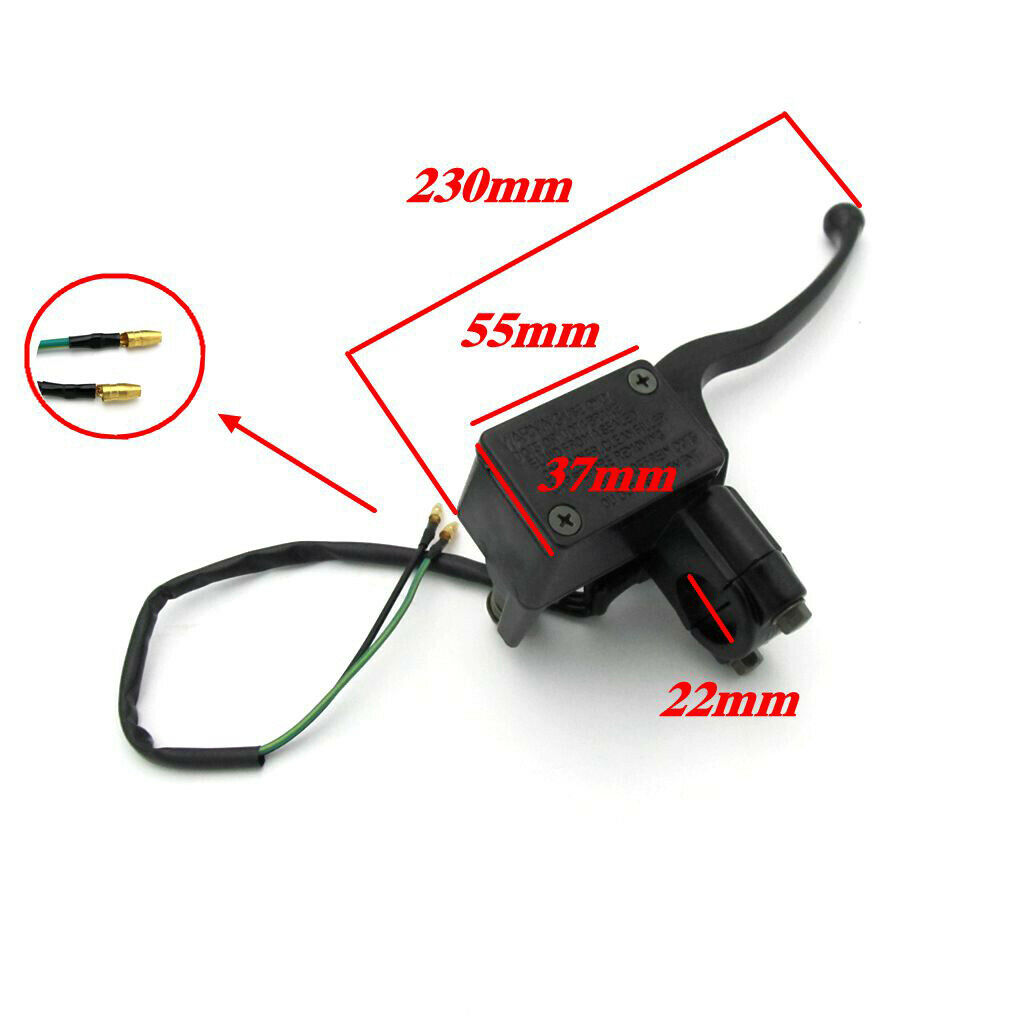 7/8 inch Motorcycle Front Right Brake Master Cylinder Reservoir Lever for GY6