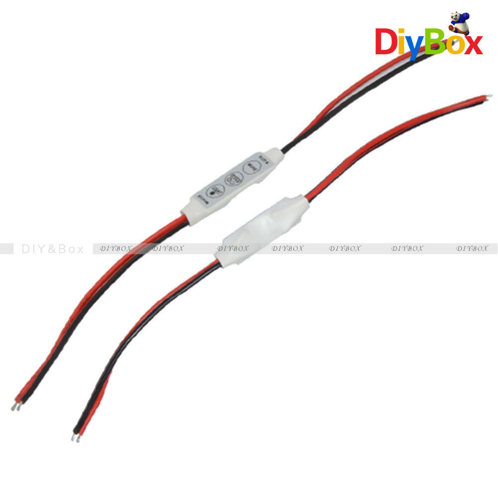3 Keys Controller Dimmer Control 3528 5050 SMD Single Color LED Strip Light 12V