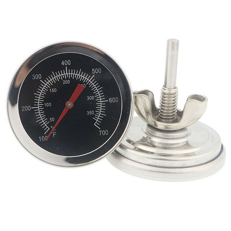 Stainless Steel Oven Thermometers BBQ Bimetallic Dual Gage 700 Degree Coo.l8