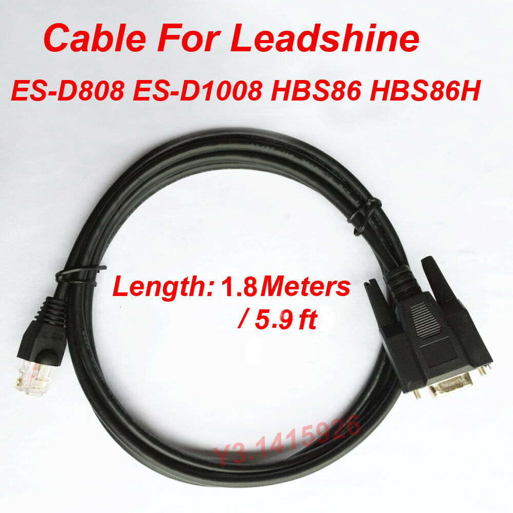 1.8Meter Leadshine Cable PC Adjust Parameter For Driver ES-D808 ESD1008 HBS86/H