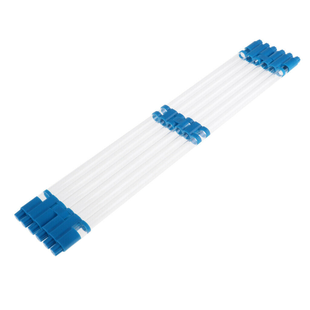 Long 55cm Plastic Fishing Float Tube With End Caps For Waggler/Stick Floats