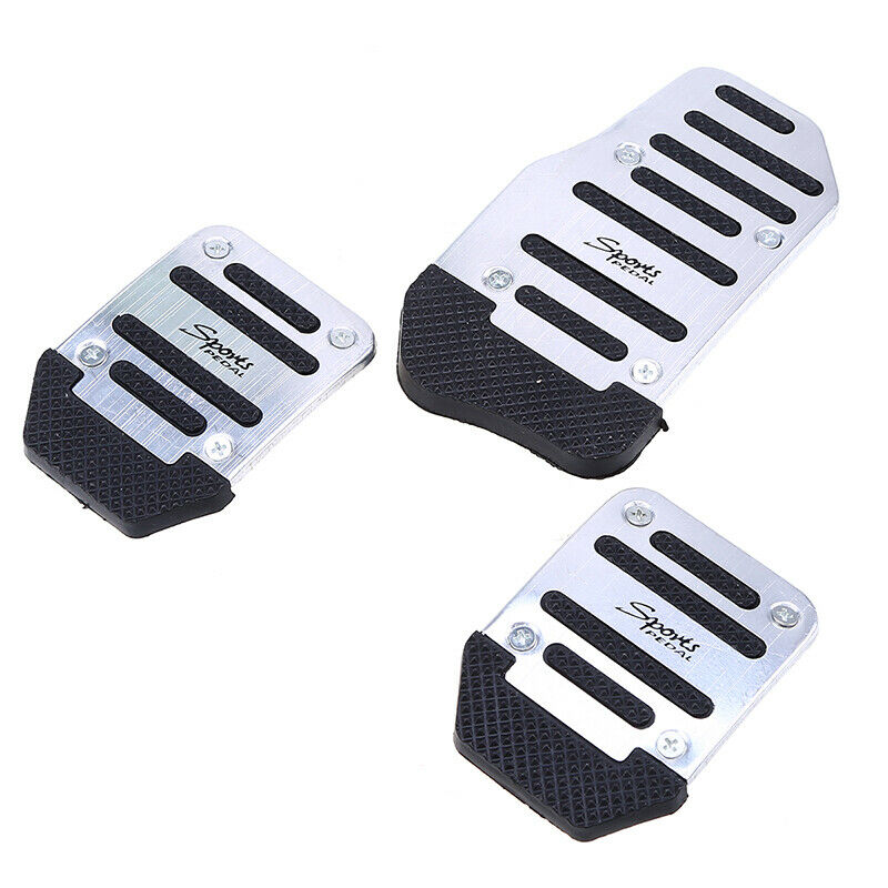 3x Universal Non Slip Manual Gas Brake Foot Pedal Pad Cover Car Accessories