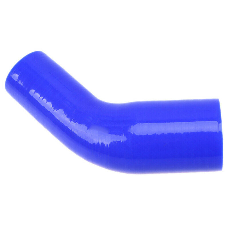 Universal Ca Elbow Silicone Hose 45 degree 2.5"-2" reducer COUPLER Blue