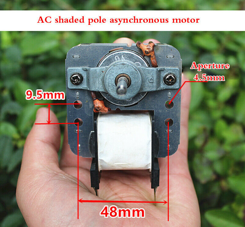 1pcs 220V AC pole asynchronous motor refrigerator microwave oven fan motor