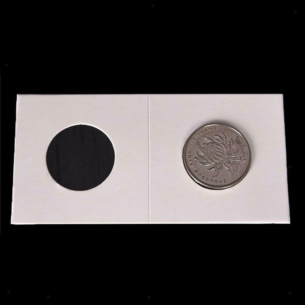 600 Pieces Coin Flips Mega Assorment Thick Coin Holder Card for Collector