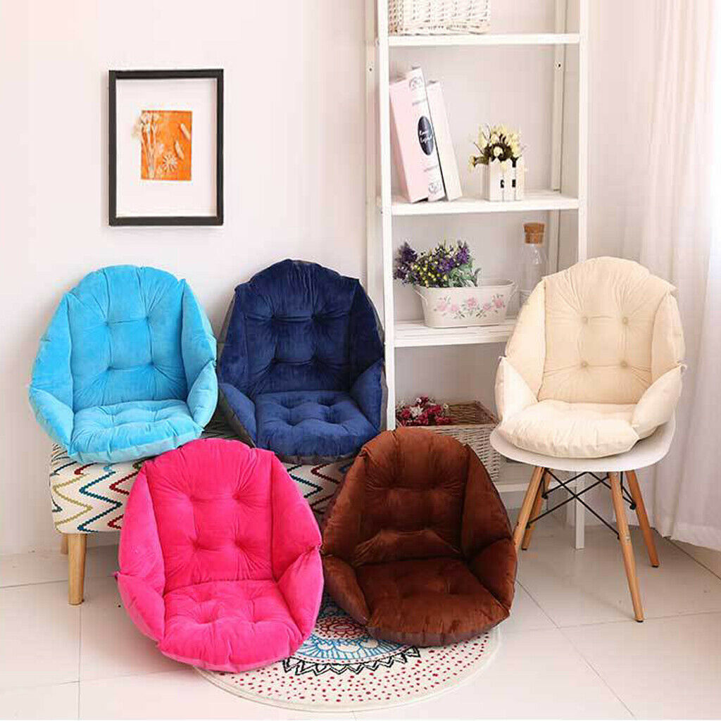 Comfort Shell Shape Surrounded Seat Cushion Foam Car Chair Pad Pillow-Coffee