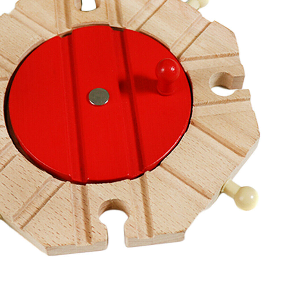 1x Train Track Turntable Accessories Building Play Toys for Kids Educational