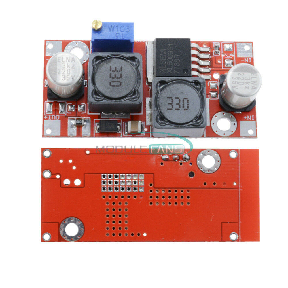 2PCS XL6009 Boost Buck DC-DC Adjustable Step Up Down Converter Module Voltage