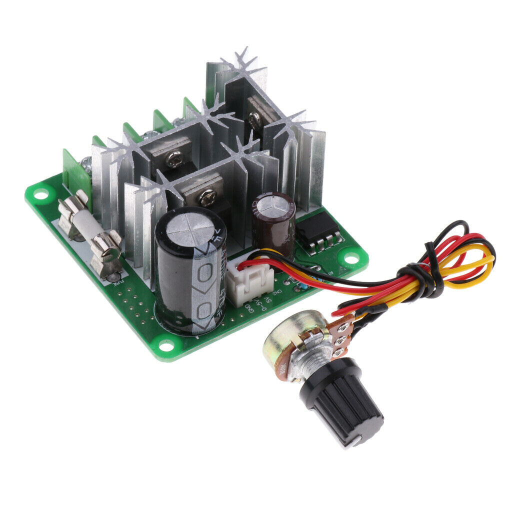 6V-90V 15A DC Motor Pump Speed Controller Adjustable Control Switcher