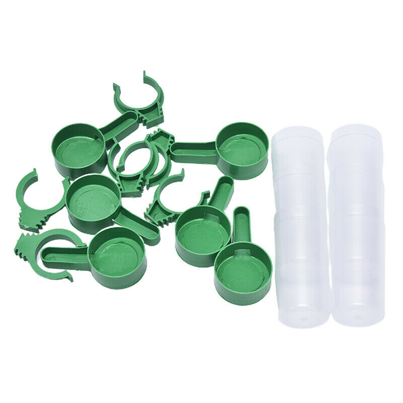 6pc Bird Water Drinker Feeder Automatic Drinking Fountain Pet Drinking Cu.l8