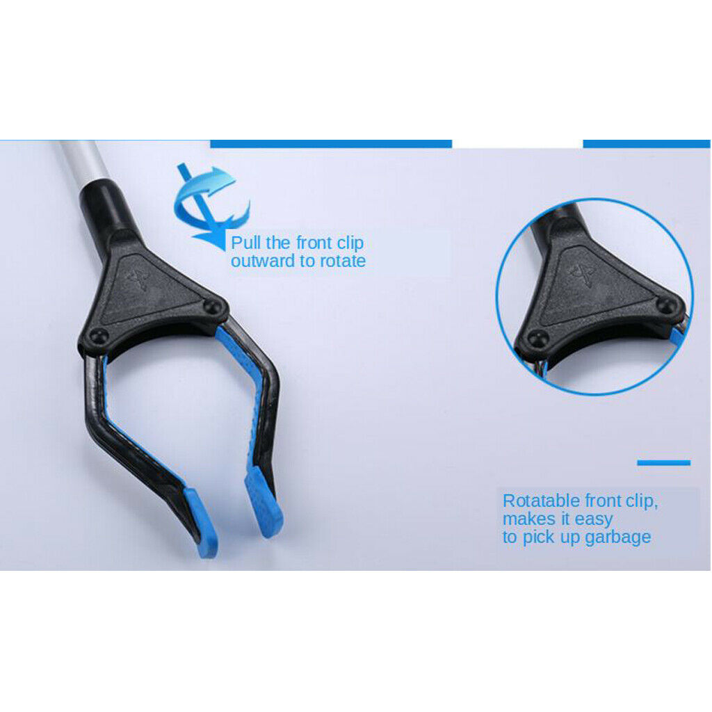 2x Aluminum Alloy Long Folding Grabber Reacher Litter Picker Reach Tool
