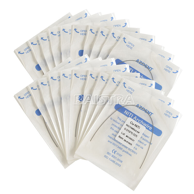 100X Dental Orthodontic Cu NiTi Copper Nickel Titanium Rectangular Arch Wires