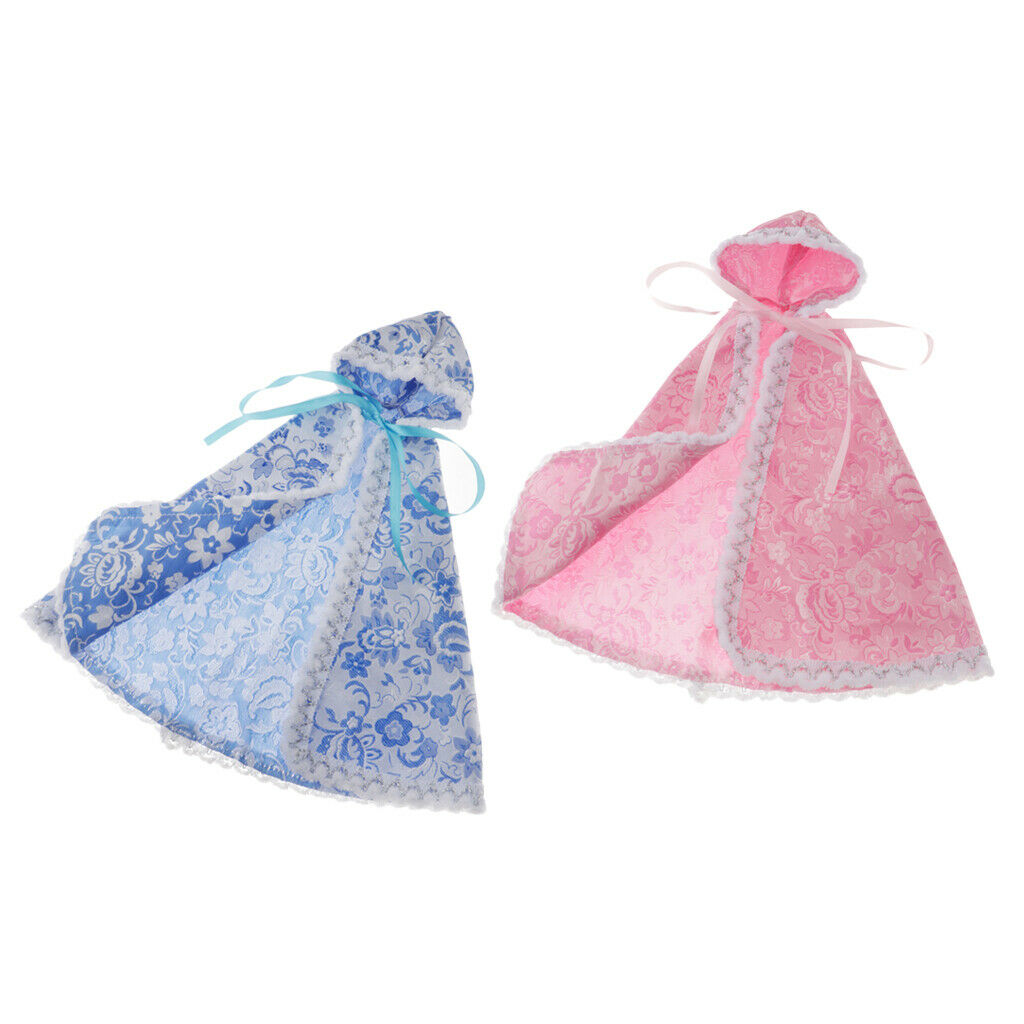 2 Pieces Fashionable Costume  Cloak for 1/6 Blythe Dollfie SD Dress Up
