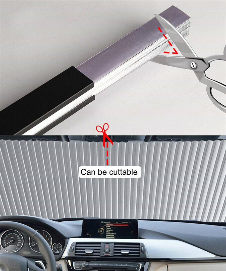 Folding Foldable Rear Window Sun Shade Block Visor Folding Auto Windshield Cover
