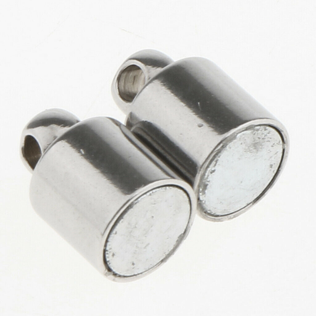 5x Tube Magnetic Lock Jewelry Clasp End   for Leather Cord Bracelet