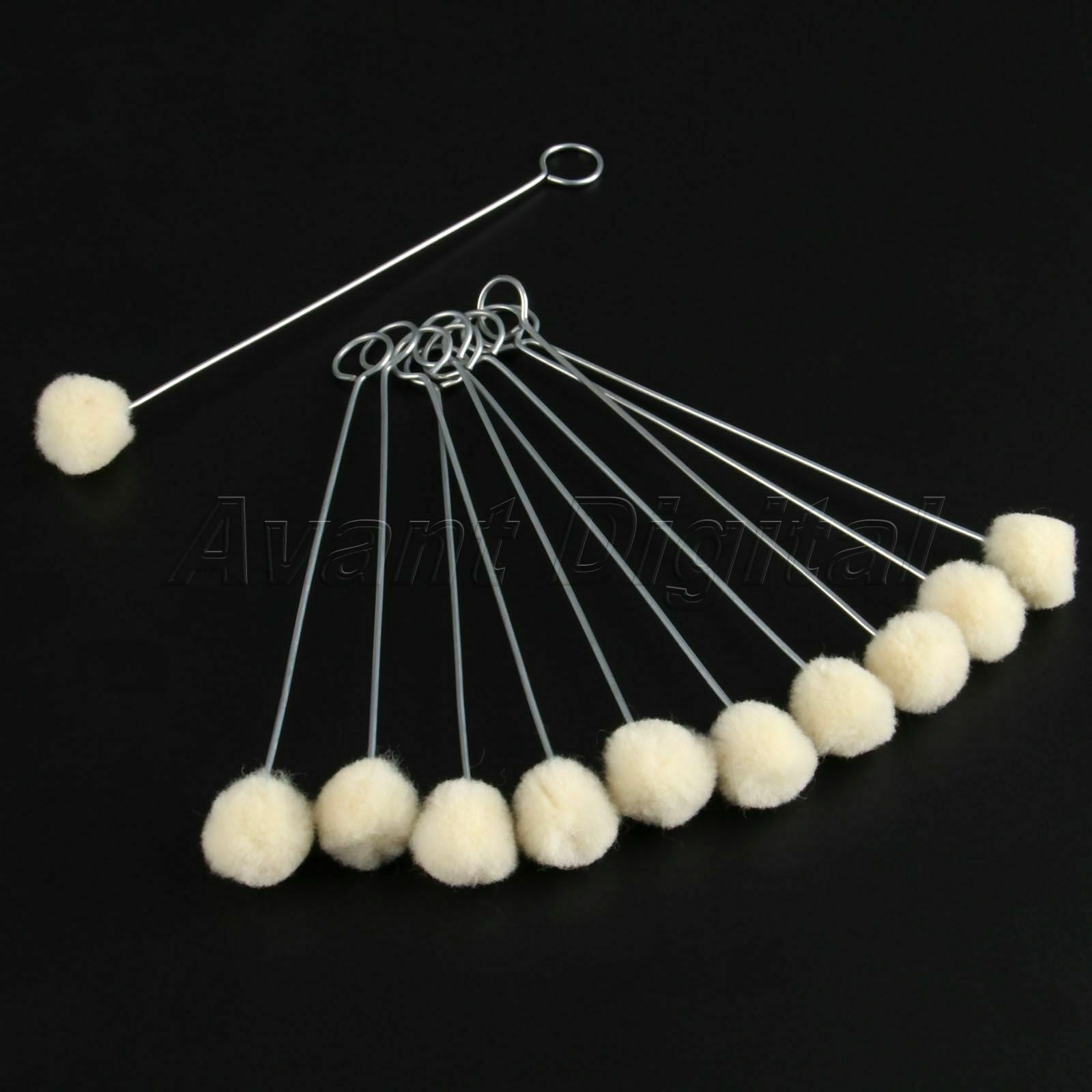 20pcs Leather Alcohol Grease Dyeing Wool Ball Brush For Leather Craft Hand DIY
