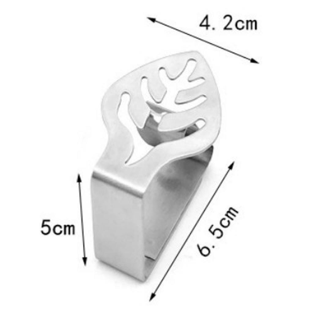 8pcs Flexible Stainless Steel Table Cover Cloth Clamps for Outdoor Picnic Tables