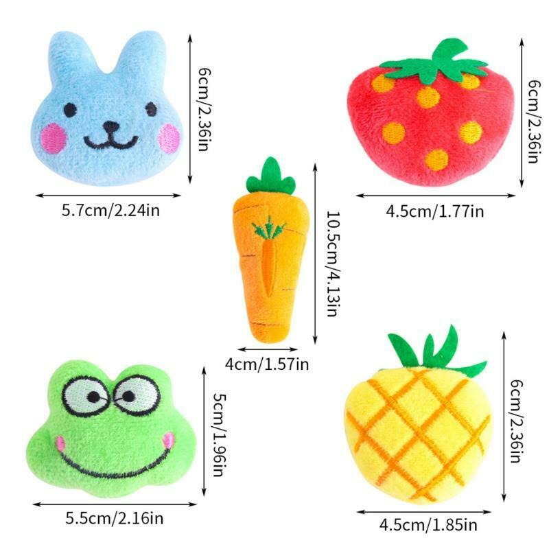 Catnip Filled Toys for Cat Exercise Cats Toys Fun Plush Kitten Entertaining Toys