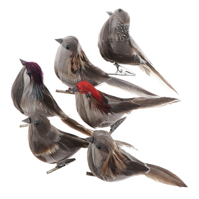 Home Decoration Artificial Foam Feather Bird Designer Home Decor Tree Deco.l8