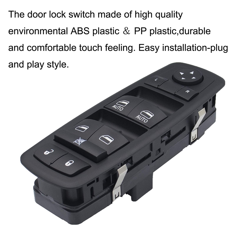 68110871AA Master Power Window Switch For 2012-17 DODGE GRAND CARAVAN SE SXT R/T