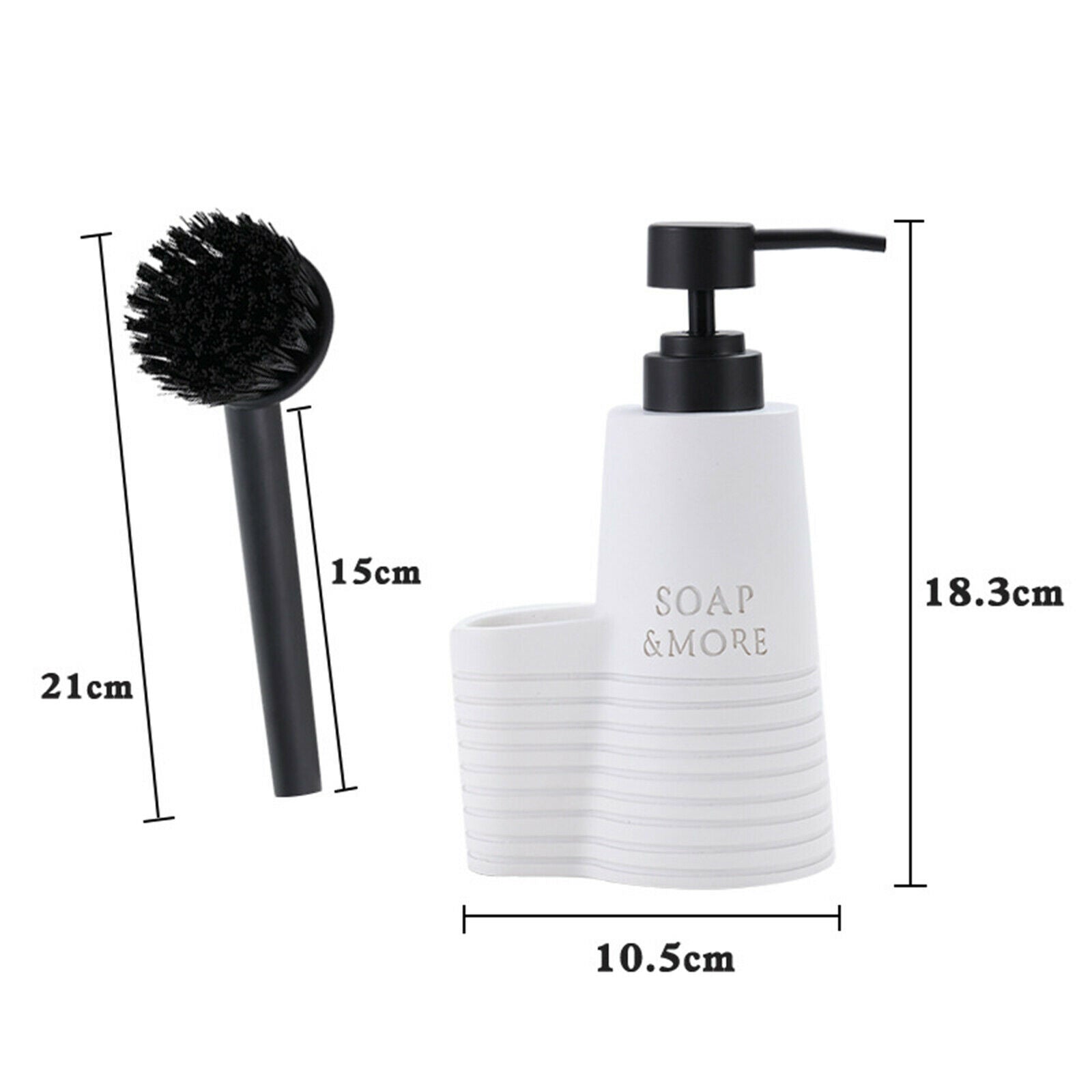 Liquid Soap Dispenser Dish Sponge Holder Liquid Soap Dispenser