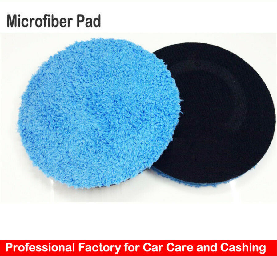 Microfiber Cutting Pad Buffing Remove Moderate Paint Car Care 4" Polishing Pad