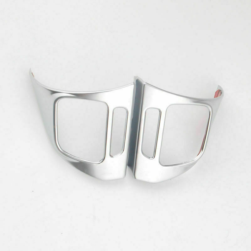 2 pcs ABS Car Steering Wheel Decorative Trim Cover Moulding For Tiguan 2010-2015