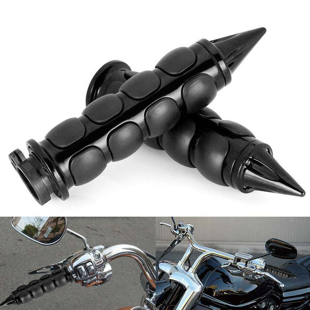 7/8"Motorcycle Motorbike Handlebar Hand Grips Black For  Suzuki BMW