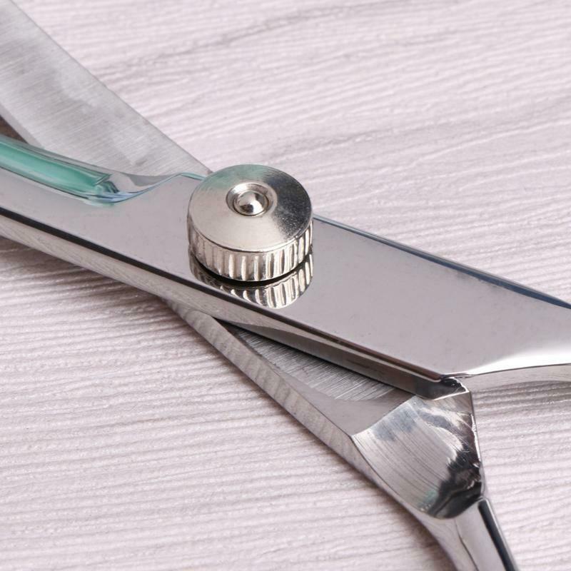6" Stainless Steel Pet Gromming Curved Blade Scissors Dog Cat Cutting Hair