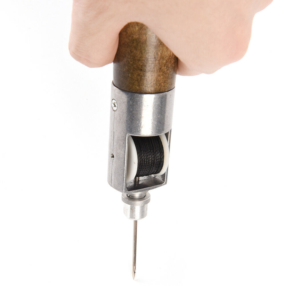 Leather Hand Single Stitch Sew Sewing Awl Tool Kit Needl Stitching With BDAU