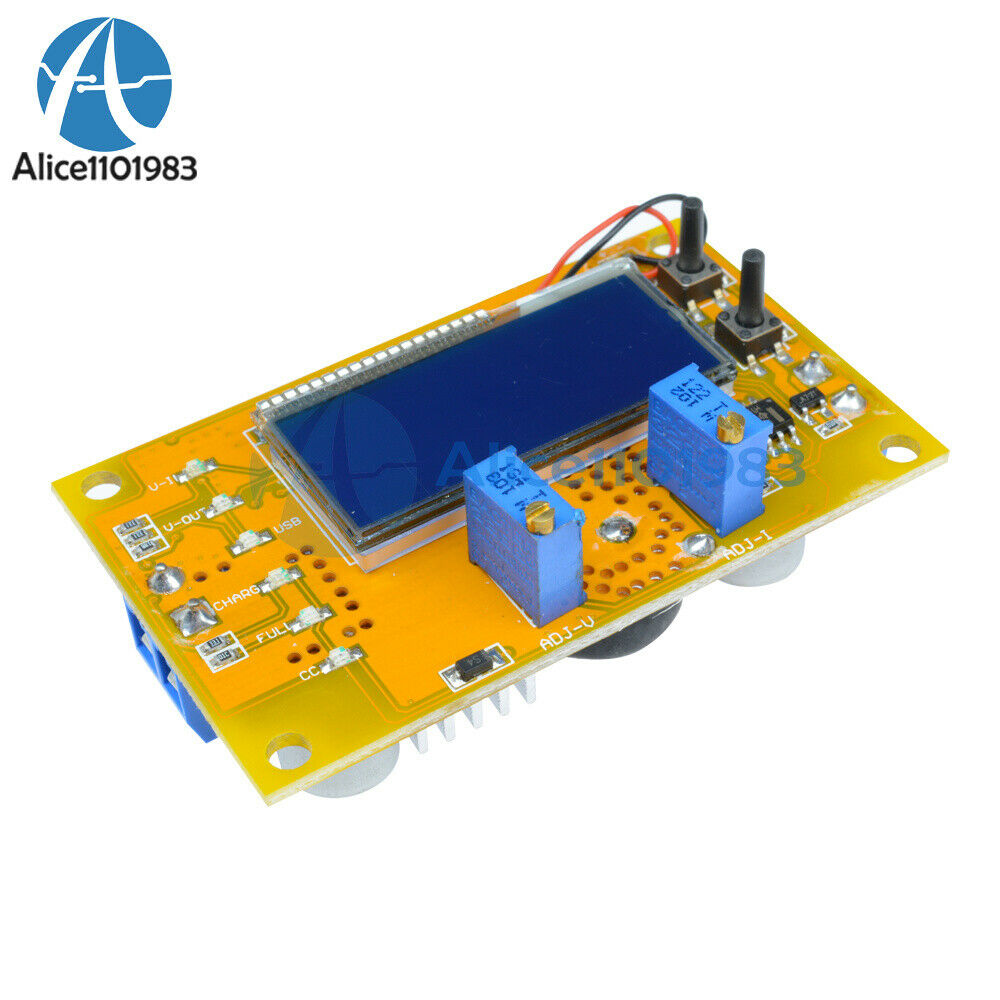 Adjustable Durable 5A Step-Down Power Module 6V-32V to 1.25-32V LCD Display DIY