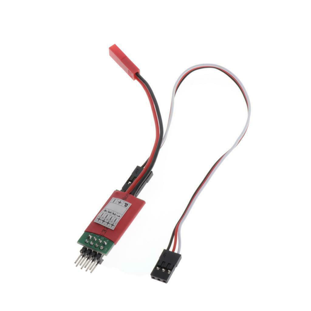 3CH indicator lights power supply 4 LEDs switch receiver for 1/10 1/8 RC car