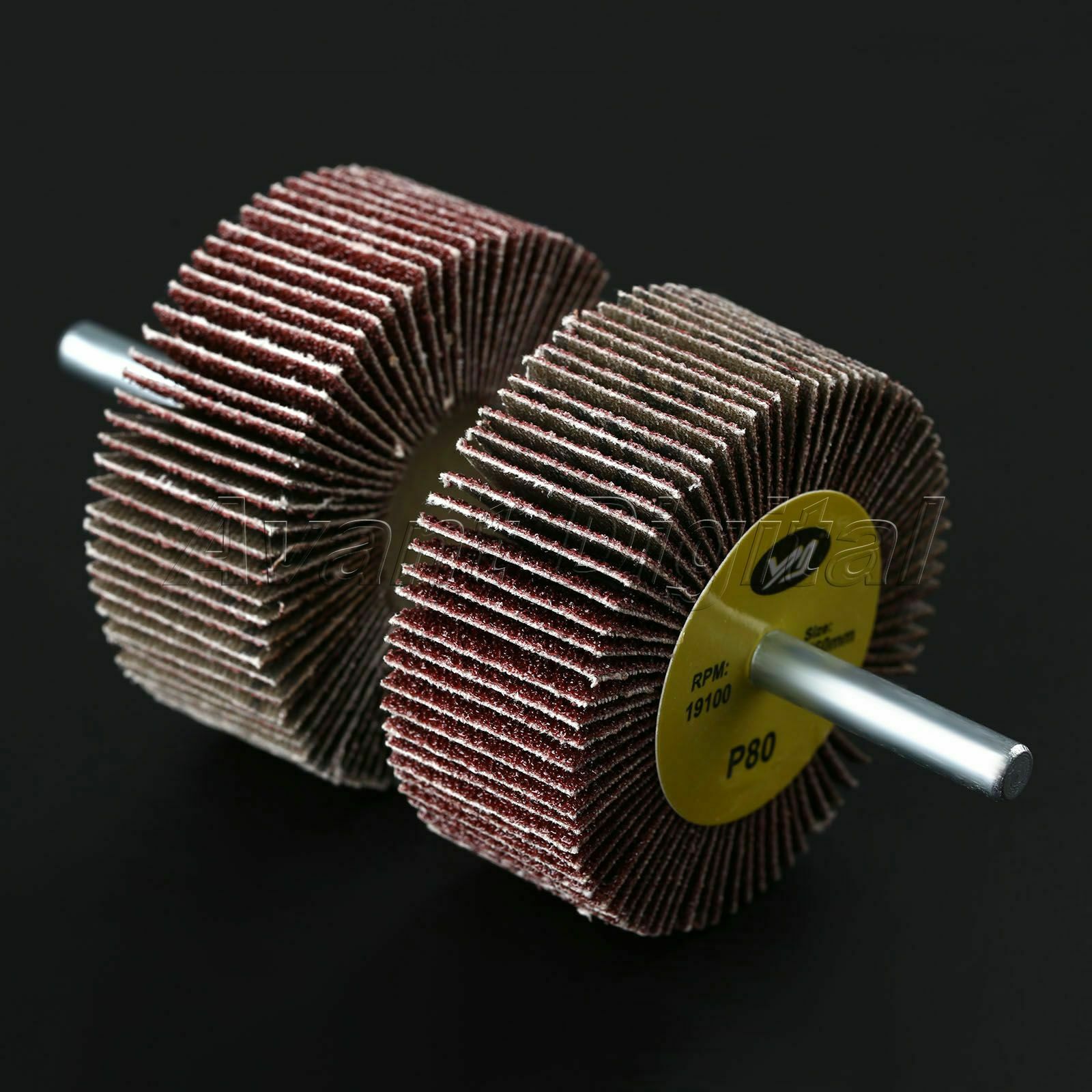 60mm Flap Sanding Grinding Wheels & Mandrel Woodworking Polishing Rotary Tool
