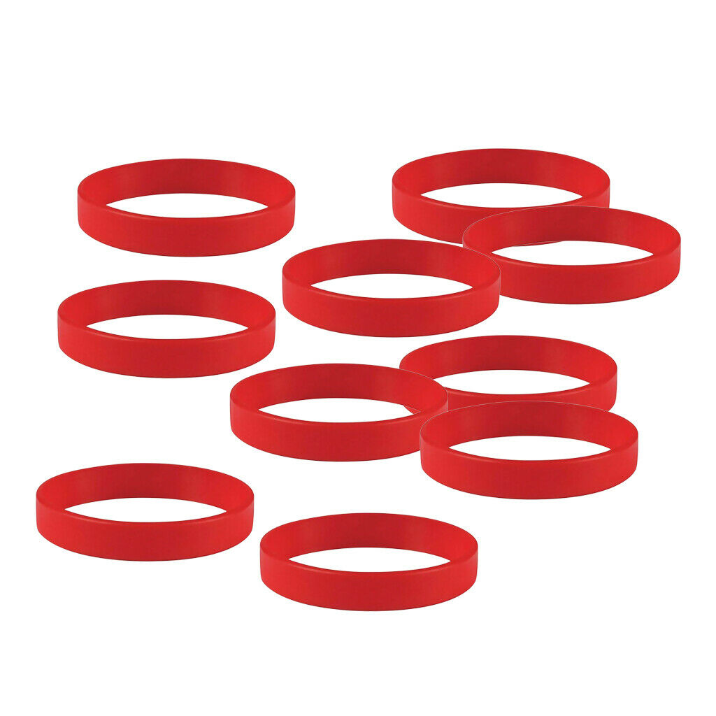 20 Pieces Silicone Bracelets Bulk Rubber Bracelets Bracelets