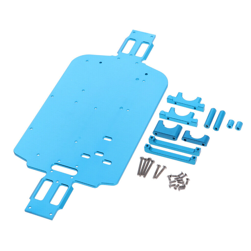 1 Set RC Chassis Armors Set, Durable Metal Chassis Armors Protection Skid Plate
