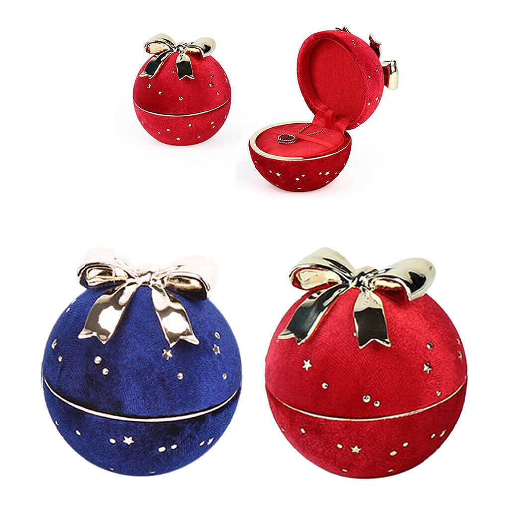 2 lot Round Necklace Pendant Box Jewelry Display Storage Case Gift Box