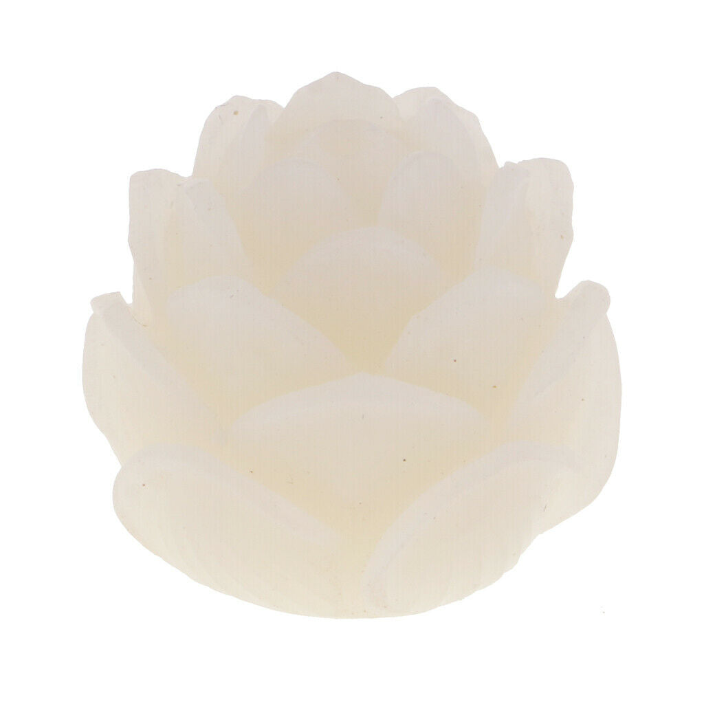 20mm Bodhi Wood Carved Lotus Flower Beads for Bracelet Jewelry Making Charm