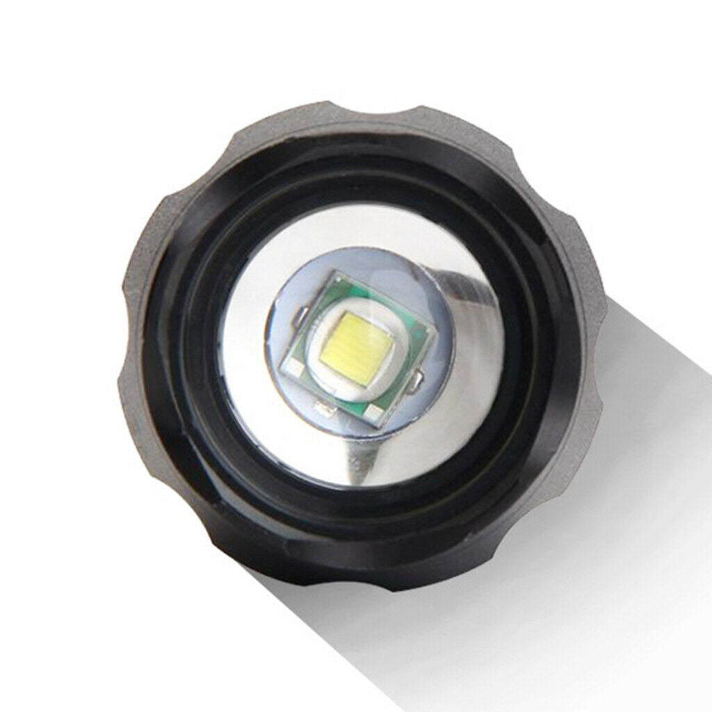 Compact 500LM Zoom T6 LED Flashlight Rechargeable Portable Torch Light