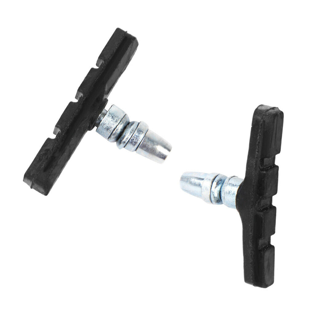 1 Pair Bicycle Cycle Bike V Brake Pads Blocks Stop 70mm