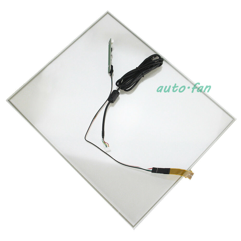 17inch 4 Wire Resistive Touch Screen Panel USB Kit for 17" LCD Monitor 355x288mm