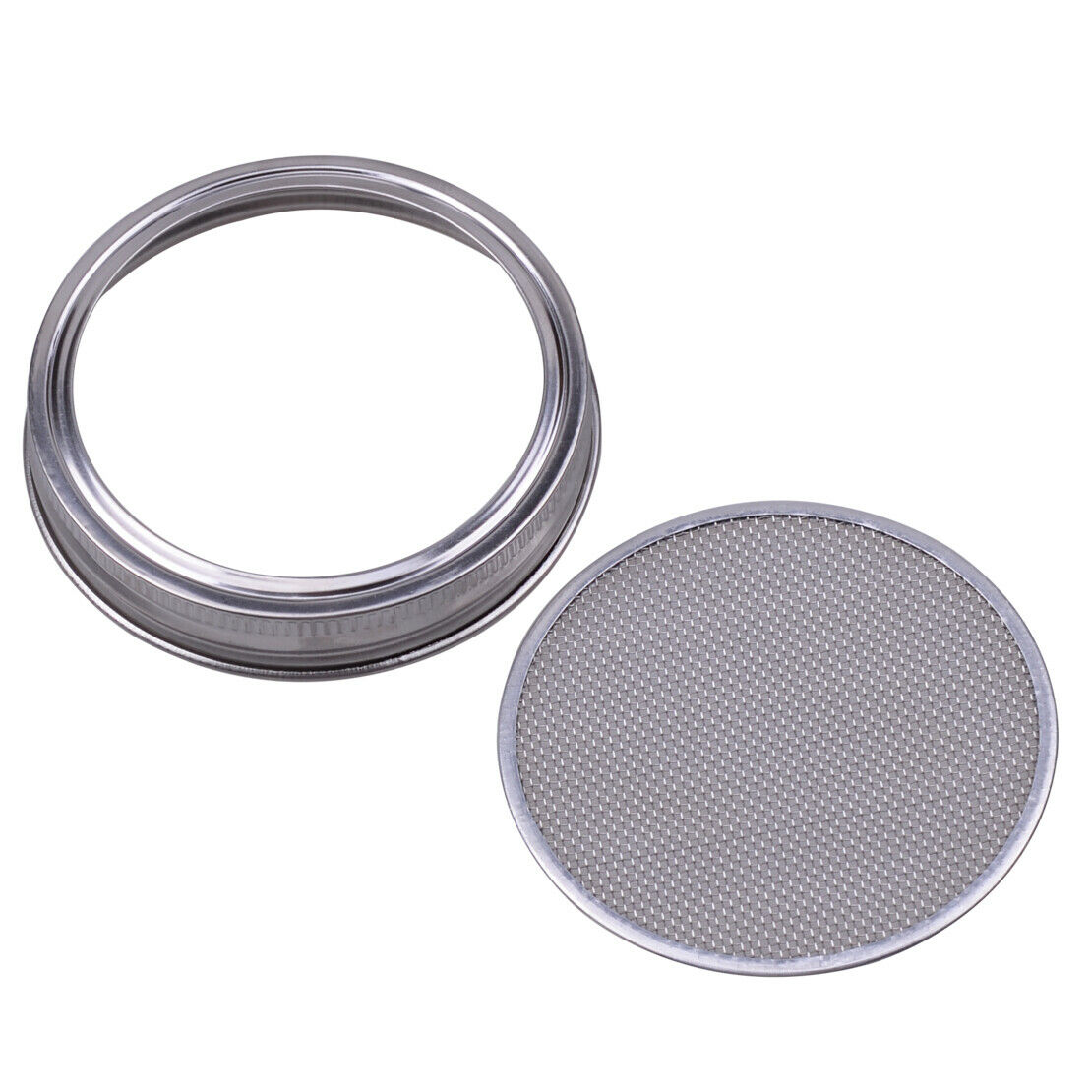 Stainless Steel Strainer Sprouting Lid Fit for Jar Wide Mouth Canning Decor Atn