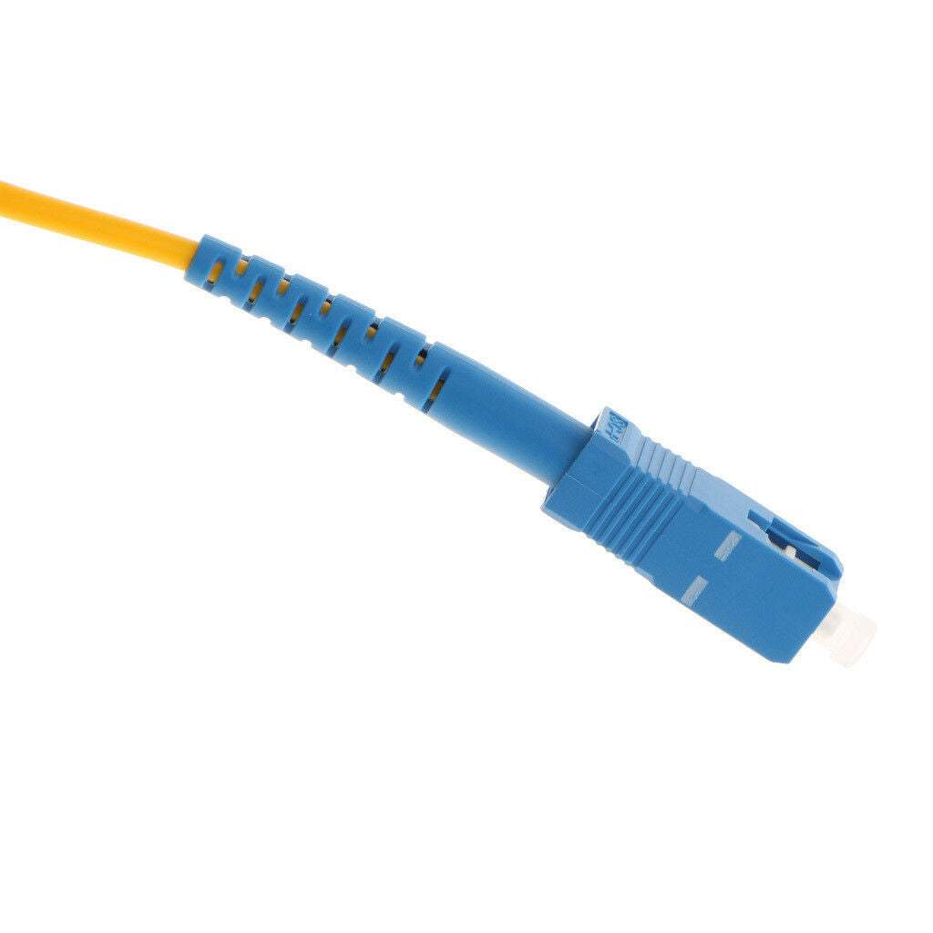 5m Singlemode Single Core Jumpers Fiber Patch Cable Line SC to LC Yellow
